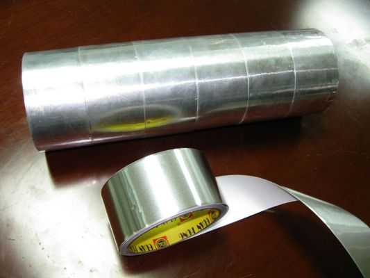 중국 뜨거운 용해 고무 알루미늄 호일 테이프, 고열 접착성 고열 포일 테이프 협력 업체